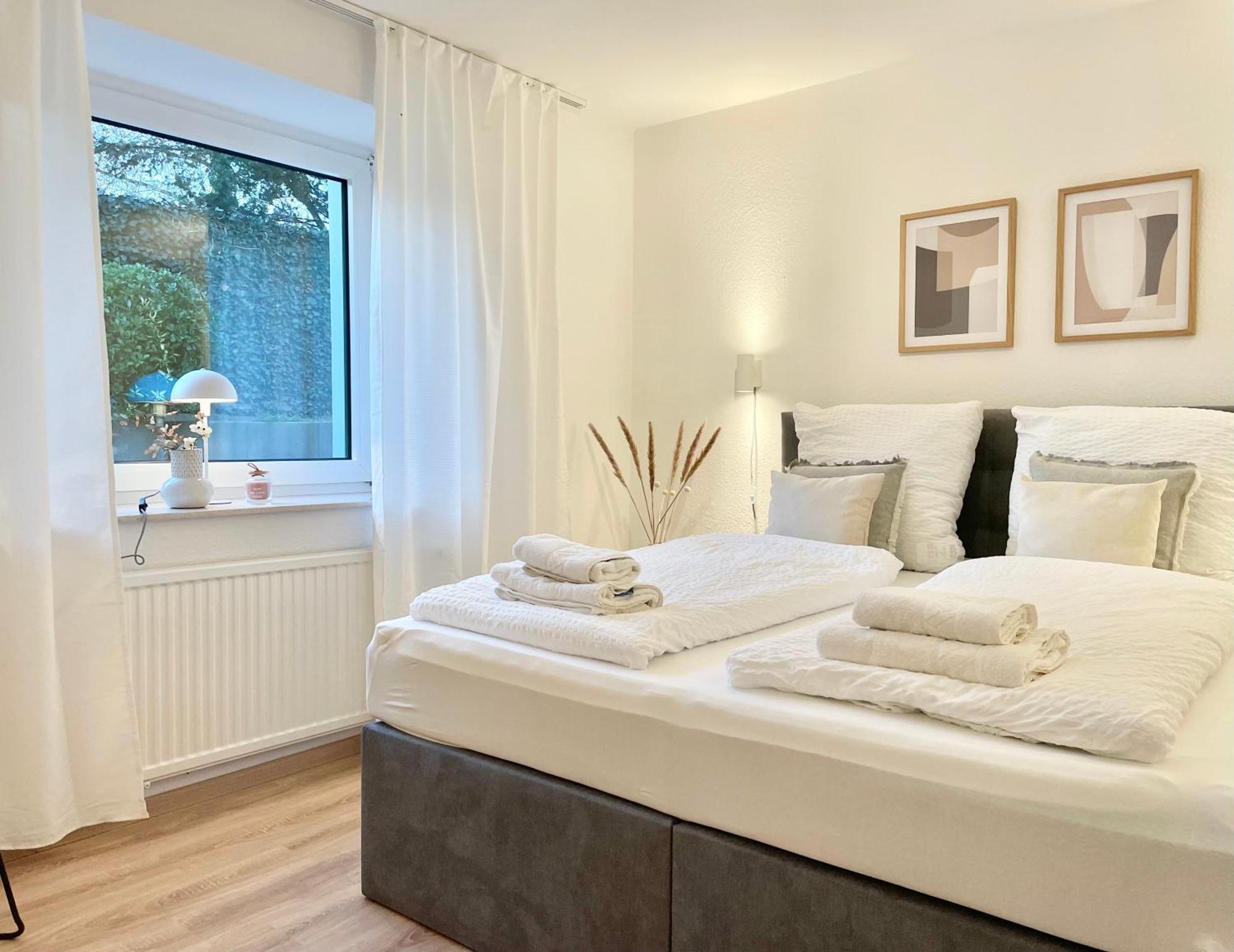 Stadt-Oase - Kostenlos Parken, Ruhig, Kliniken, Gop, Bali-Therme, Boxspringbett Bad Oeynhausen Εξωτερικό φωτογραφία